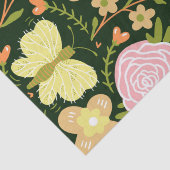 Papier Mousseline Fleur papillon (Détail)