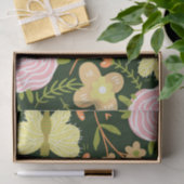 Papier Mousseline Fleur papillon (Cadeau)