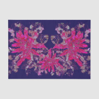 Papier Mousseline Fleur poinsettia de Noël