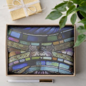 Papier Mousseline Fleur pourpre (Cadeau)