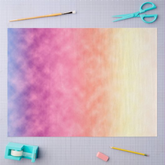 Papier Mousseline Fleur Radieuse (Artisanat)