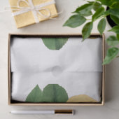 Papier Mousseline Fleur rose jaune vintage (Cadeau)