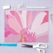 Papier Mousseline Fleur rose pâle Fleur (Artisanat)