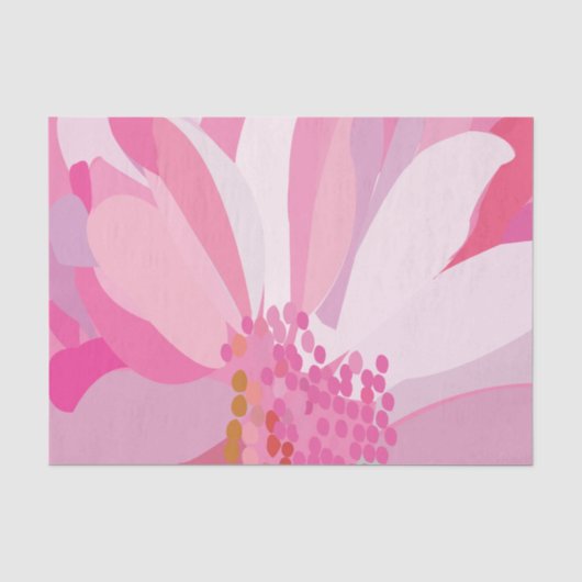 Papier Mousseline Fleur rose pâle Fleur (Recto)