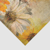 Papier Mousseline Fleur rustique Shabby Chic Tissu Papier (Détail)