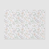 Papier Mousseline Fleur sauvage Boho (Recto)