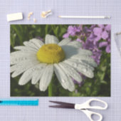 Papier Mousseline Fleur sauvage Daisy et Summer Lilac (Artisanat)
