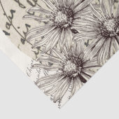 Papier Mousseline Fleur sauvage de libellules Cercle Français Mots D (Détail)