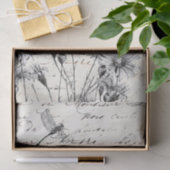 Papier Mousseline Fleur sauvage de script français Dragonfly Decoupa (Cadeau)