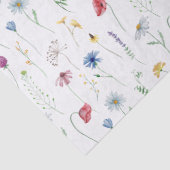 Papier Mousseline Fleur sauvage élégant (Détail)