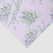 Papier Mousseline Fleur sauvage Lavande pastel Papier de tissus (Détail)