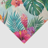 Papier Mousseline Fleur tropicale Aloha Bloom (Détail)