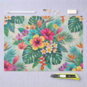 Papier Mousseline Fleur tropicale Aloha Bloom (Artisanat)