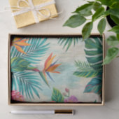 Papier Mousseline Fleur tropicale Aloha Bloom (Cadeau)