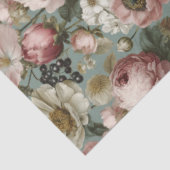 Papier Mousseline Fleur Vintage (Détail)