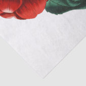 Papier Mousseline Fleur vintage de Camellia Rouge (Détail)