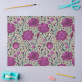Papier Mousseline Fleur violet (Artisanat)