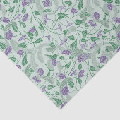 Papier Mousseline Fleur violet victorienne Ivy Flore décorative (Détail)