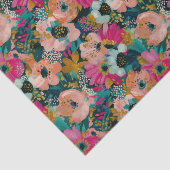 Papier Mousseline Fleurie (Détail)