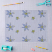 Papier Mousseline fleurir en blanc (Artisanat)