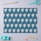 Papier Mousseline Fleuris (Artisanat)