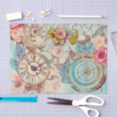 Papier Mousseline Fleuriste Steampunk Vintage (Artisanat)