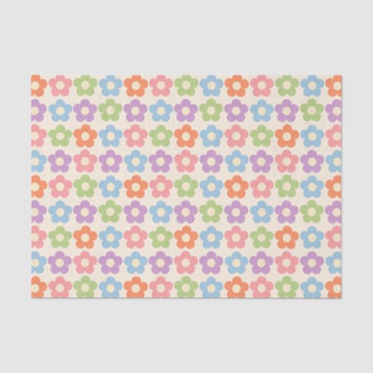 Papier Mousseline Fleurs (Recto)