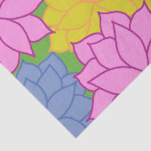 Papier Mousseline Fleurs (Détail)