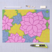 Papier Mousseline Fleurs (Artisanat)