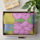 Papier Mousseline Fleurs (Cadeau)