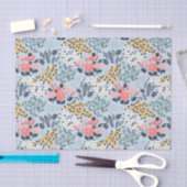 Papier Mousseline Fleurs (Artisanat)