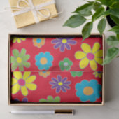 Papier Mousseline Fleurs (Cadeau)