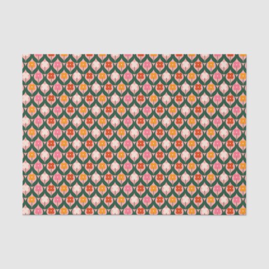 Papier Mousseline Fleurs (Recto)