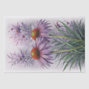 Papier Mousseline Fleurs à cône en découpage