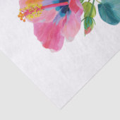 Papier Mousseline fleurs à l'aquarelle (Détail)