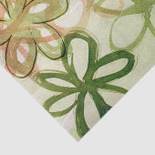 Papier Mousseline Fleurs Abstraites de marguerites douces (Détail)