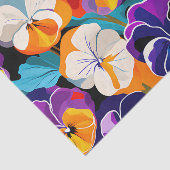 Papier Mousseline Fleurs Abstraites modernes (Détail)