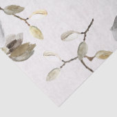 Papier Mousseline Fleurs blanches (Détail)