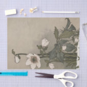 Papier Mousseline Fleurs blanches par Eugene Grasset (Artisanat)