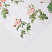 Papier Mousseline Fleurs botaniques Vintages authentiques (pas AI) (Détail)