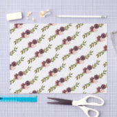 Papier Mousseline Fleurs bourguignonnes (Artisanat)