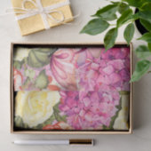 Papier Mousseline Fleurs complètes avec découpage papillon (Cadeau)