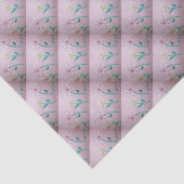 Papier Mousseline Fleurs courbées (Détail)