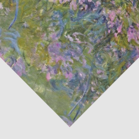 Papier Mousseline Fleurs d'Agapanthus (par Claude Monet) (Détail)