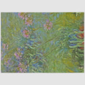 Papier Mousseline Fleurs d'Agapanthus (par Claude Monet) (Recto)