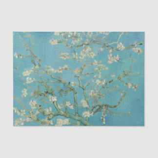 Papier Mousseline Fleurs d'amandes par Vincent Van Gogh Art