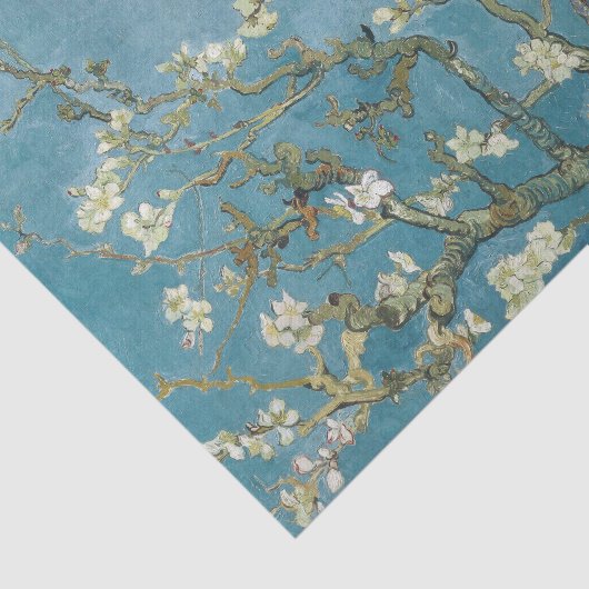 Papier Mousseline Fleurs d'amandes, Peinture célèbre (Détail)