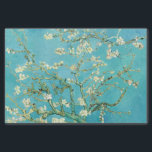 Papier Mousseline Fleurs d'amandes | Vincent van Gogh<br><div class="desc">Almond Blossoms (1890) de l'artiste néerlandais Vincent van Gogh (1853-1890). Le tableau de Van Gogh's Almond Blossoms présente des fleurs blanches délicates dressées contre un ciel turquoise vibrant, symbolisant une nouvelle vie et un renouveau. Inspiré de l'art japonais, les branches élégantes et les lignes fluides créent un sentiment de sérénité...</div>