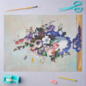 Papier Mousseline Fleurs dans un Vase Rococo, Paul Cezanne (Artisanat)