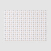 Papier Mousseline Fleurs d'art géométriques simples (Recto)